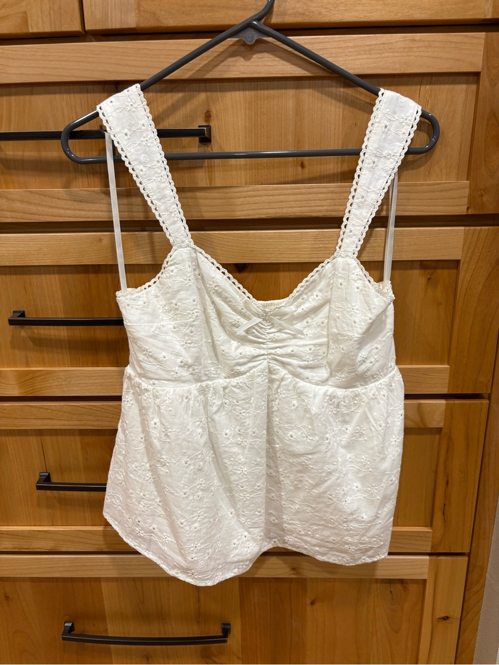 Altar’d State White Eyelet Lace Cami Top